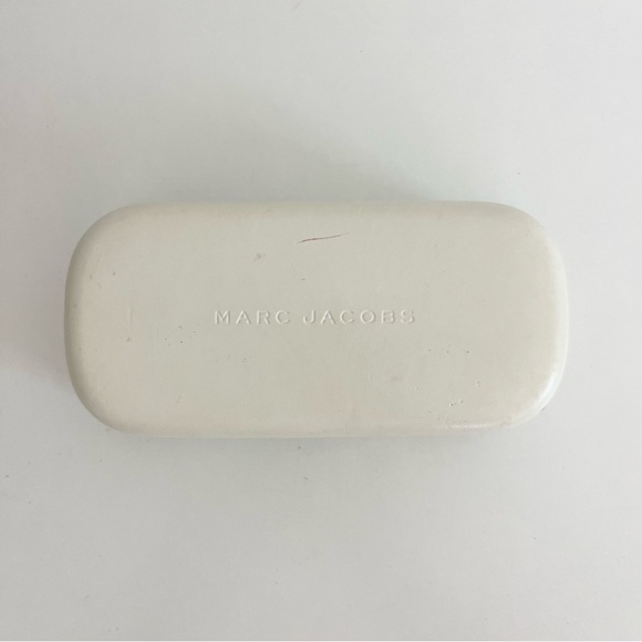 Marc Jacobs Translucent Gray Eyeless Frames Only w White Hardcase Read Notes - Picture 9 of 11